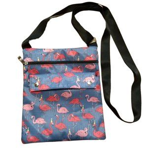 Side Bag, Purse, Satchel, Messenger Bag, Shoulder Bag, Flamingo Pattern